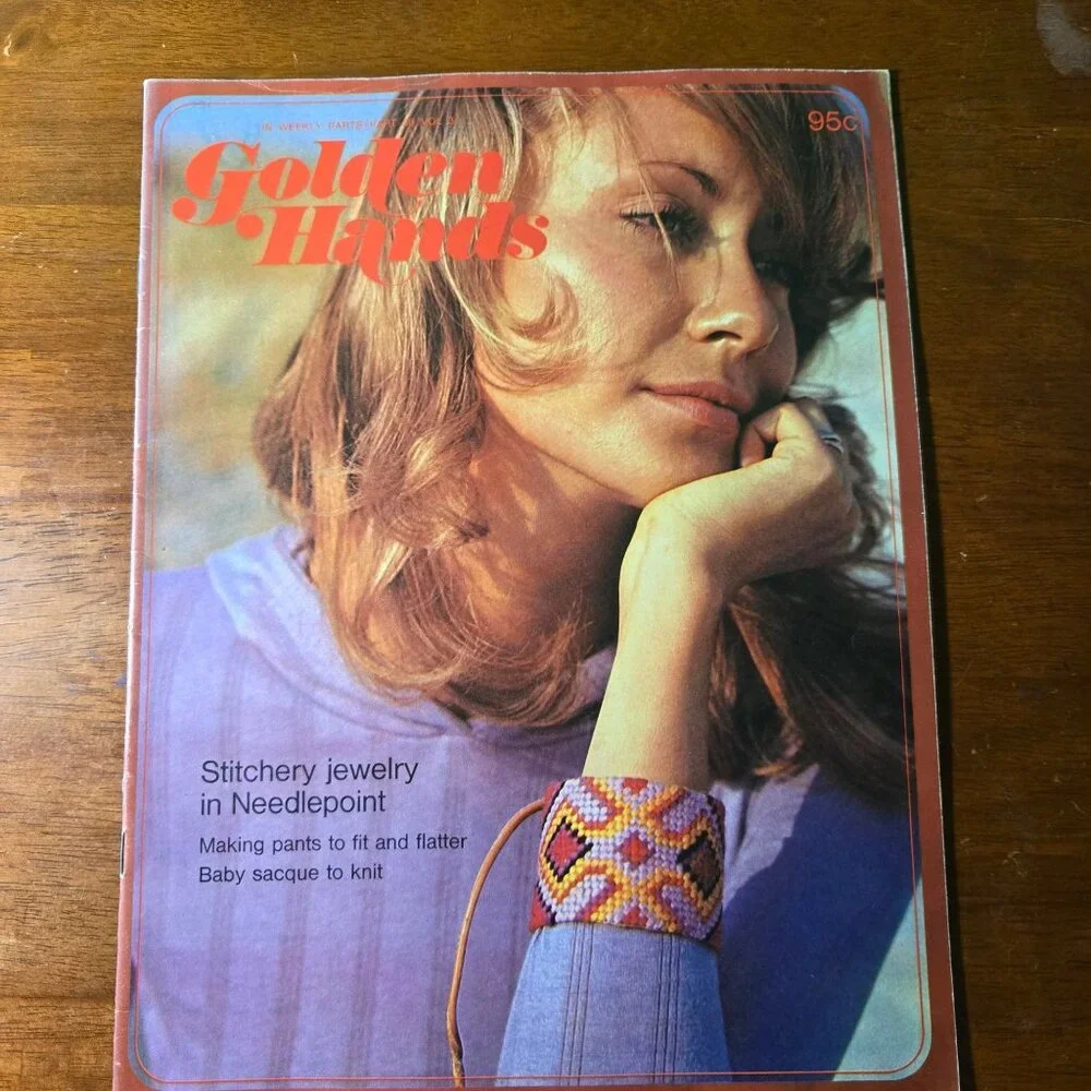 Golden Hands weekly magazine Part 32-36 Vol 3 Knitting Dressmaking Needlecraft